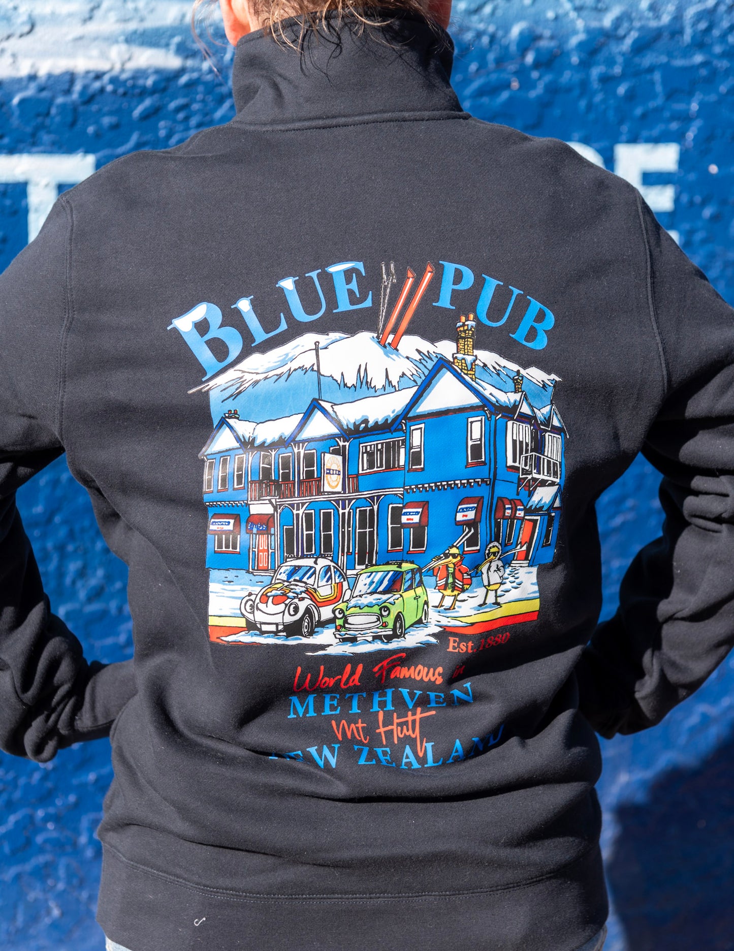 Blue Pub 1/4 Zip